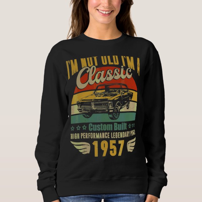 Sudadera 65.º Cumpleaños Para Los Hombres 65º Cumpleaños Re (Anverso)