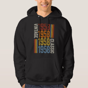 Sudadera 65 años Vintage 1958 65º cumpleaños Decoración