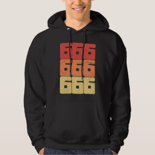 Sudadera 666 Número de la Bestia Satánico Ocultista Pagano 