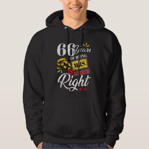 Sudadera 66 Años Siendo La Sra. Siempre Parejas Muy Gracios