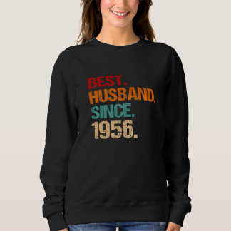 Sudadera 66th Wedding Anniversary Best Husband Since 1956 F