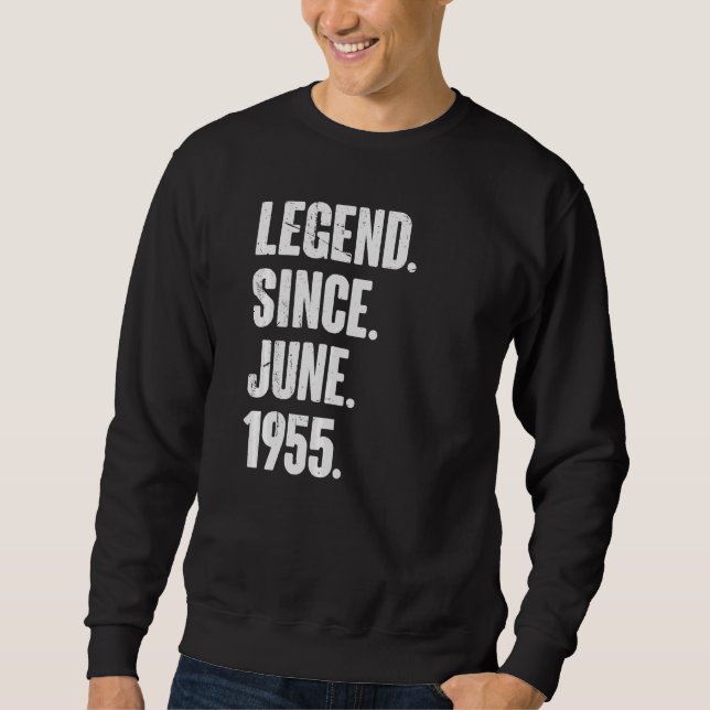 Sudadera 67 años de edad Leyenda de cumpleaños número 67 de (Anverso)