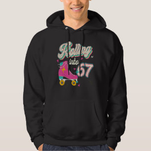 Sudadera 67 años de patinaje sobre patines de natalidad en