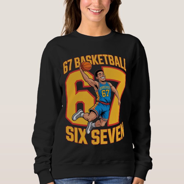 Sudadera 67 Baloncesto Seis Siete (Anverso)