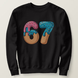 Sudadera 67 Helado Goteo Meme Divertido Six Seven Gen Alpha