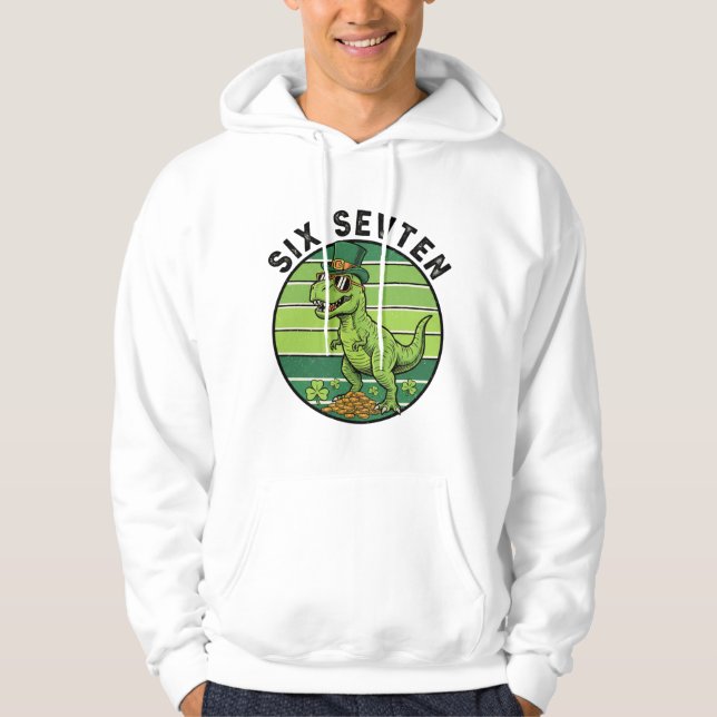 Sudadera 67 memeshamrocks seissiete shamrocksst día de san  (Anverso)