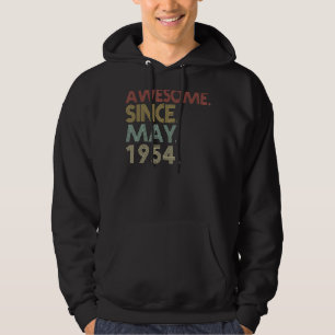 Sudadera 68º cumpleaños 68 años de edad increíble desde may