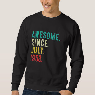 Sudadera 68.º cumpleaños 68 años de edad añada increíble de