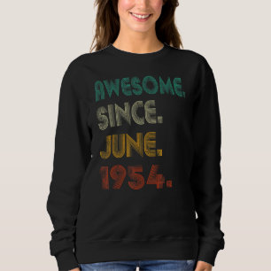 Sudadera 68 años de edad increíble desde junio de 1995