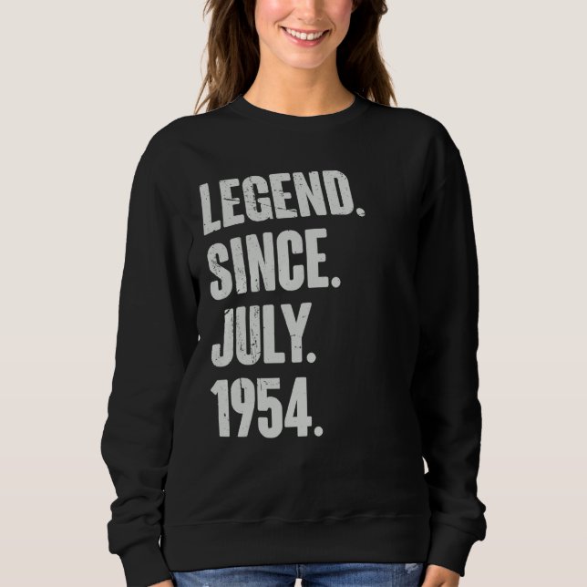 Sudadera 68 años de edad Leyenda de cumpleaños número 68 de (Anverso)