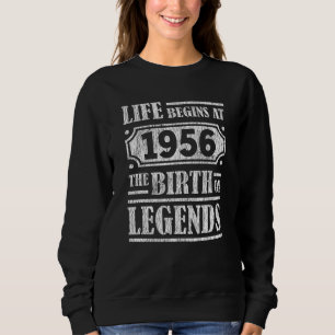 Sudadera 69 Años De Edad 1956 Nacimiento De Leyenda Cumplea