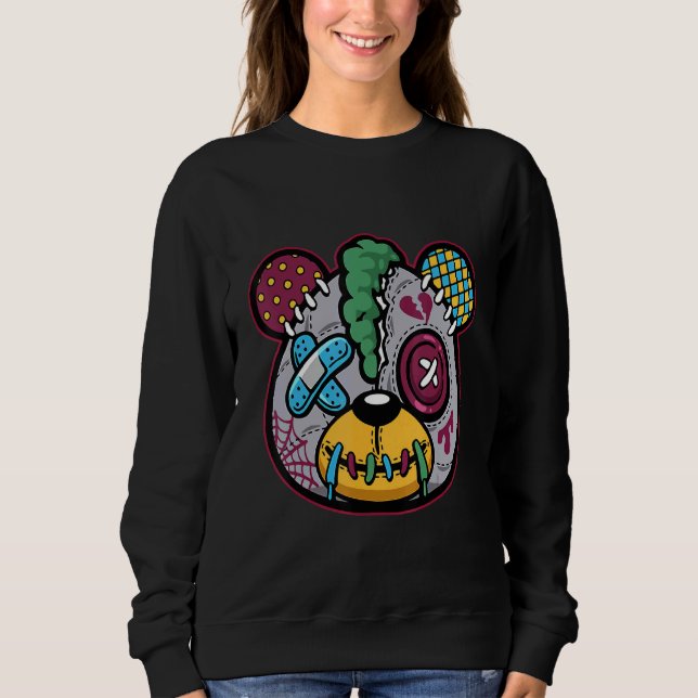 Sudadera 6 Burdeos Sneaker Match S Heart Break Bear 6 Bord (Anverso)