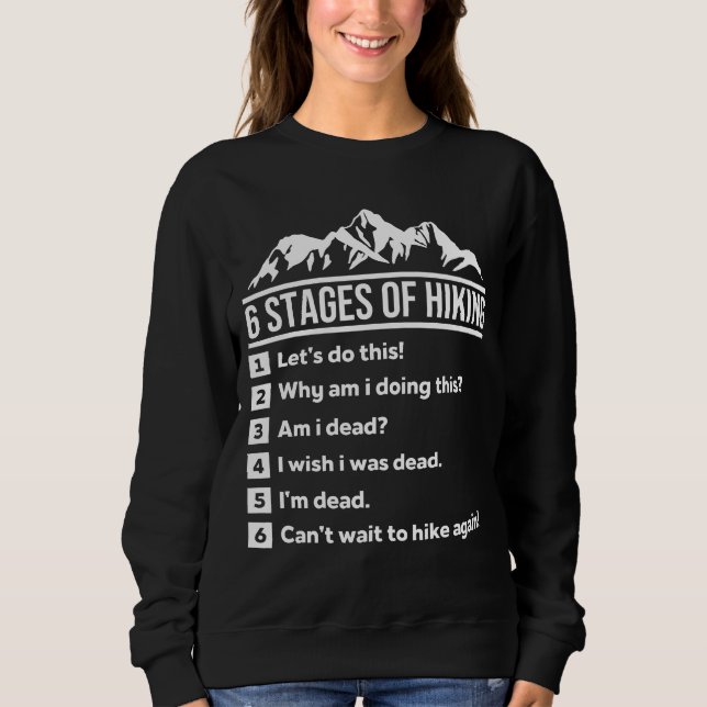 Sudadera 6 etapas de senderismo (Anverso)
