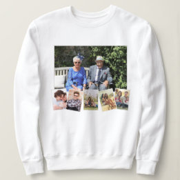 Sudadera 6 Personalizado de Collage de la familia fotográfi