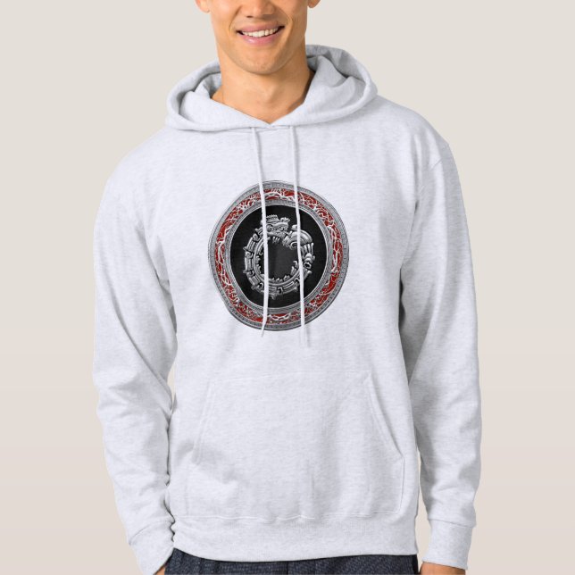 Sudadera [700] Serpent God Quetzalcoatl [Plata] (Anverso)