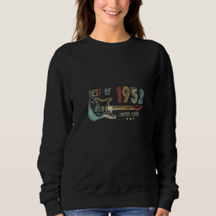 Sudadera 70.ª Guitarra De Cumpleaños De Las Mujeres
