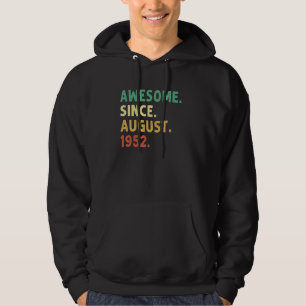 Sudadera 70 años de edad asombrosa desde agosto de 1952 70º