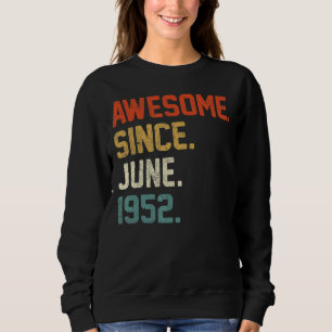 Sudadera 70 años de edad increíble desde junio de 1952