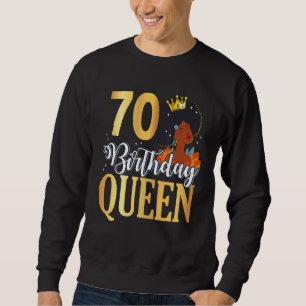 Sudadera 70 años Reina Corona de cumpleaños número 70