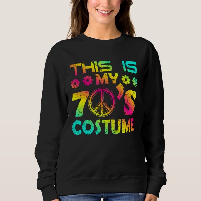 Sudadera 70s Halloween Costume 1970s Seven Music Disco (Anverso)