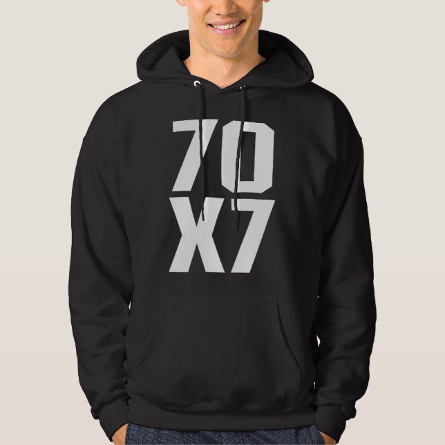 Sudadera 70X7 God s Eternal Forgiveness Christian Matthew 1 (Anverso)