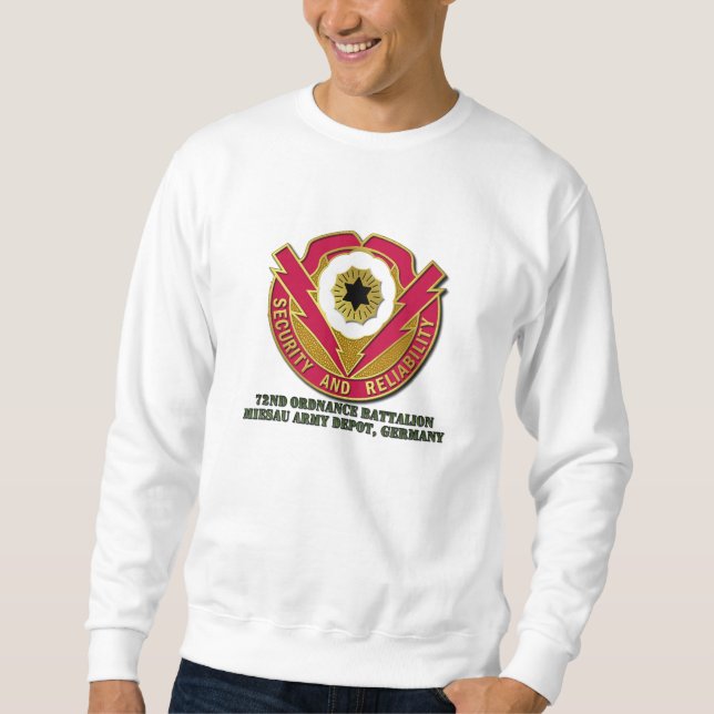 Sudadera 72.o Escudo del batallón de la artillería (Anverso)