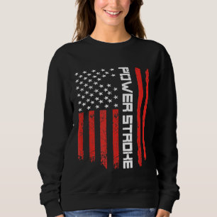 Sudadera 73 Poder Diesel Ataque Bandera Norteamericana Powe