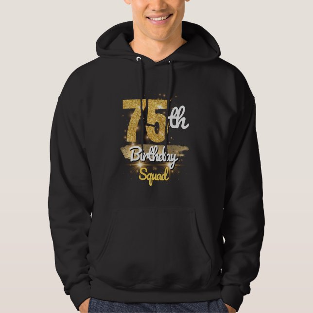Sudadera 75.ª brigada de cumpleaños divertida spa de cumple (Anverso)