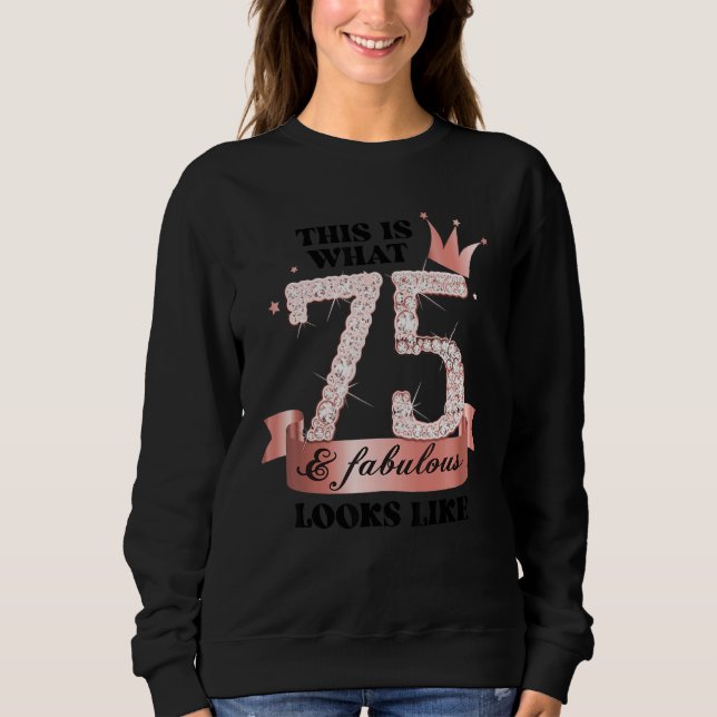 Sudadera 75 & Fabulous I Rose And White Party Group Candid  (Anverso)
