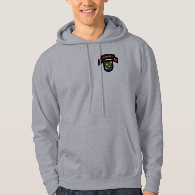 Sudadera 75.o Guardabosques Rgt - voluta y flash (Anverso)