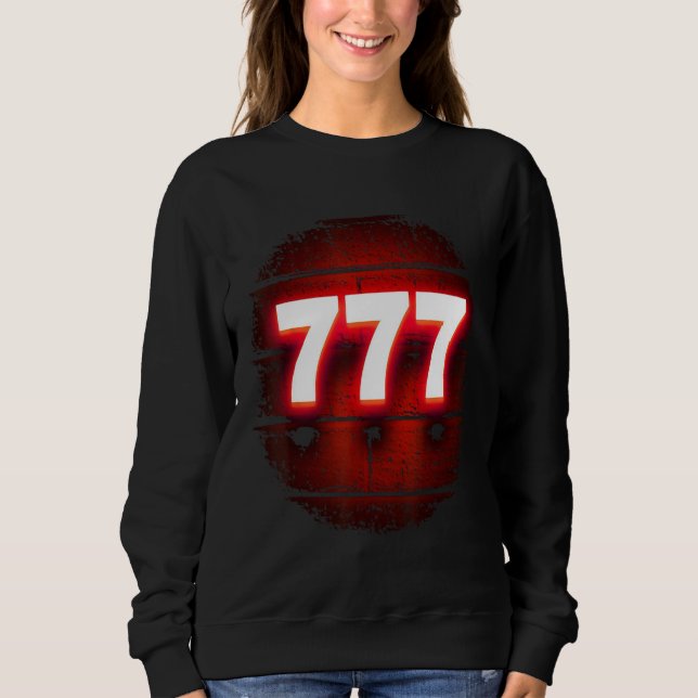 Sudadera 777 Lucky Slot Numbers Jackpot (Anverso)