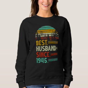 Sudadera 77° Aniversario del Boda: El mejor esposo desde