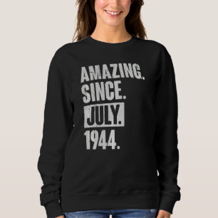 Sudadera 78 años de edad 78º cumpleaños asombroso desde jul