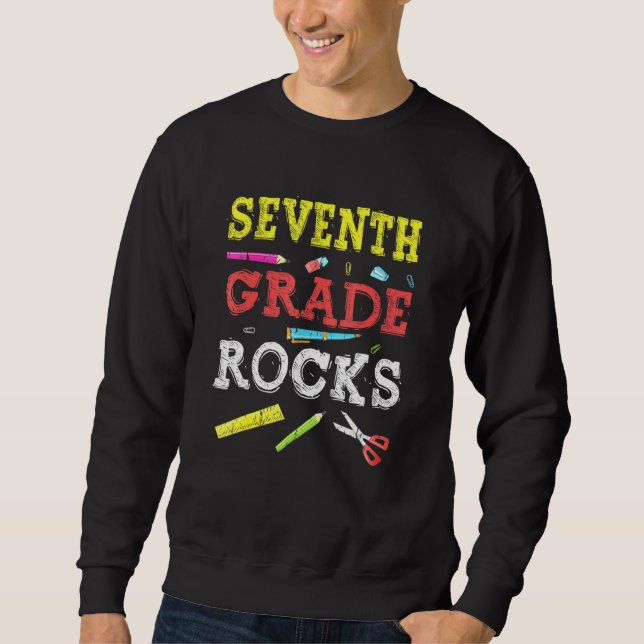 Sudadera 7.º Grado Se Remonta A La Maestra Escolar (Anverso)
