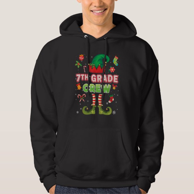 Sudadera 7.º Navidades de la tripulación de grado superior  (Anverso)