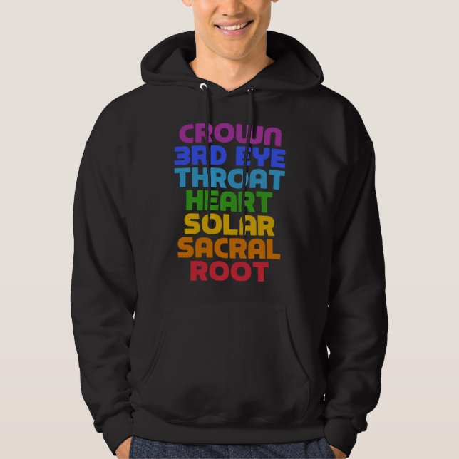 Sudadera 7 Chakras   Saying Cool Yoga Quote (Anverso)