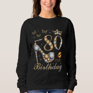 Sudadera 80.ª fiesta de cumpleaños 80 años 80 B-da