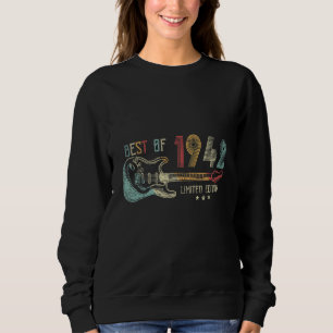 Sudadera 80.ª Guitarra De Cumpleaños De Las Mujeres