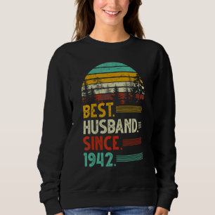 Sudadera 80° Aniversario del Boda: El mejor esposo desde