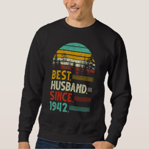 Sudadera 80° Aniversario del Boda: El mejor esposo desde