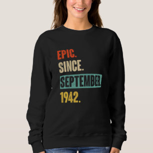 Sudadera 80 años de edad cumpleaños 80 de Epic desde setiem