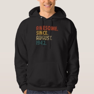 Sudadera 80 años de edad increíble desde agosto de 1942