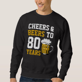 Sudadera 80 años de júbilo y cerveza a 80 años
