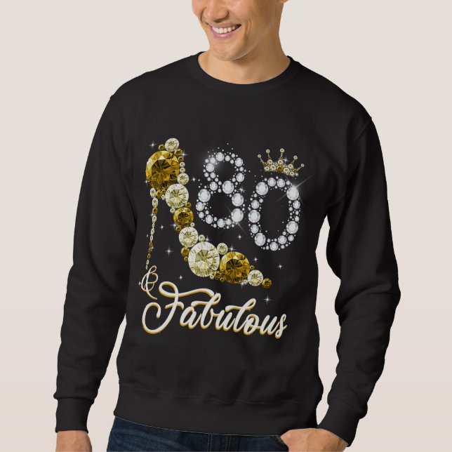 Sudadera 80 años y fabulosos regalos 80 cumpleaños (Anverso)