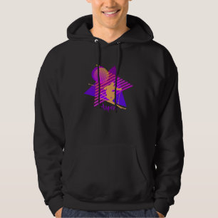 Sudadera 80s Vintage Retro Aspen Colorado Esquí Púrpura y P