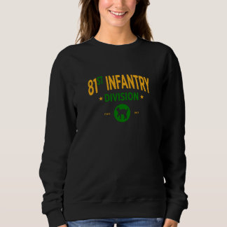 Sudadera 81ª División de Infantería - Mujeres militares de 