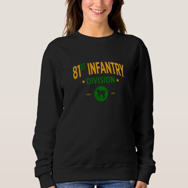 Sudadera 81ª División de Infantería - Mujeres militares de  (Anverso)