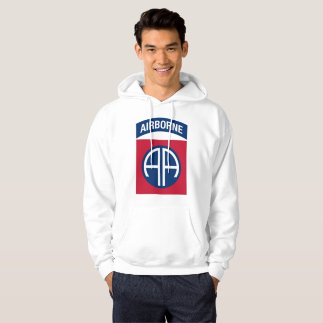 Sudadera 82ª División Aérea Insignia Veterano Militar (Anverso completo)