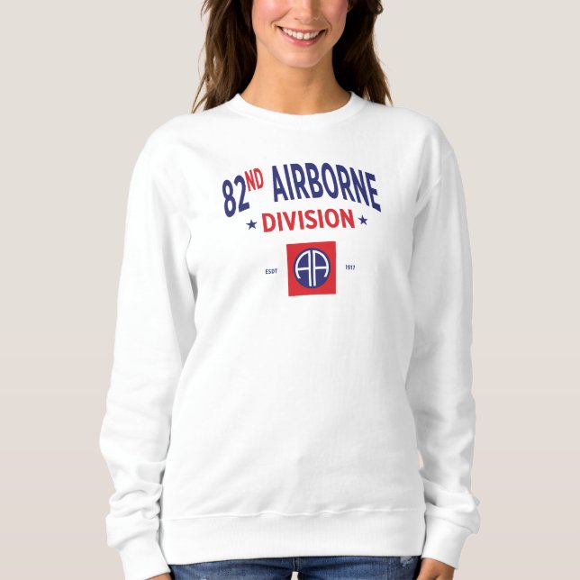 Sudadera 82ª División Aérea - Las Mujeres Americanas (Anverso)