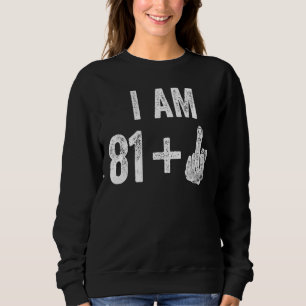 Sudadera 82 años es mi dedo medio de cumpleaños número 82